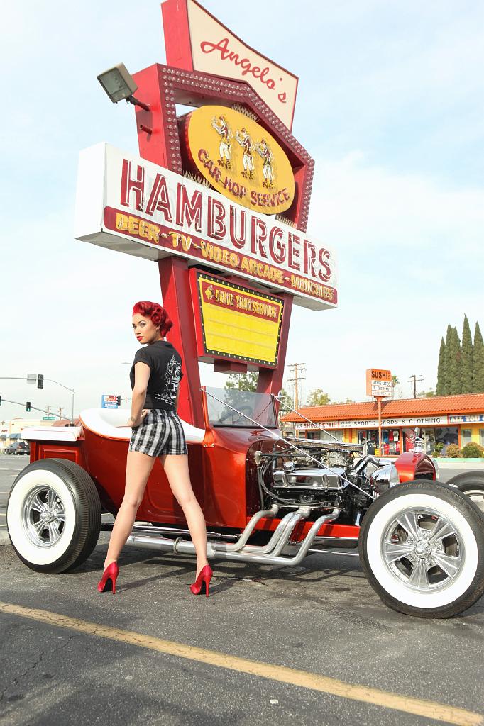 Hot Rod Pinup Erica Vaughn As Pinup Of The Month