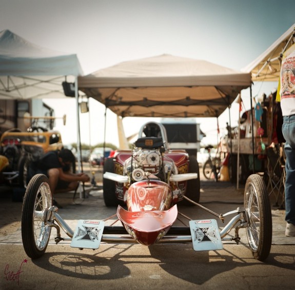 Hot Rods And Front Engine Dragsters At The Hot Rod Reunion 