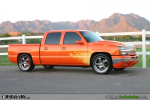 Melvin's Supercharged, True-Flamed Silverado Crew Cab | MyRideisMe.com